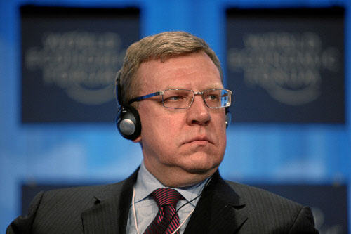 图为俄前副总理、莫斯科交易所监事会主席库德林（Alexei Kudrin）